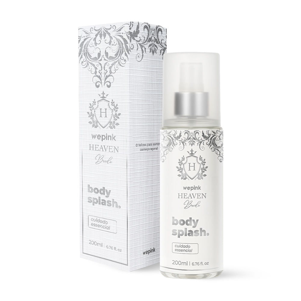 Body Splash Heaven Bride Desodorante Colônia 200ml - Wepink